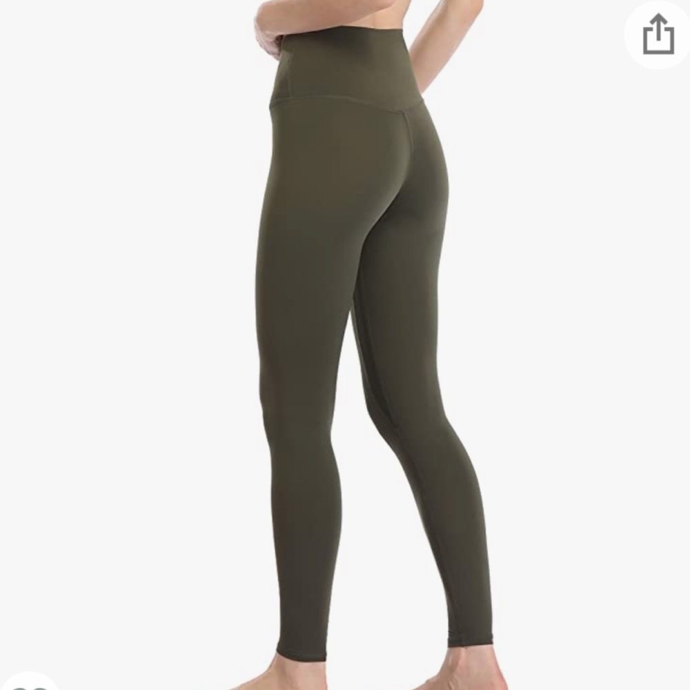 Colorfulkoala | Yoga Leggings Olive Green S